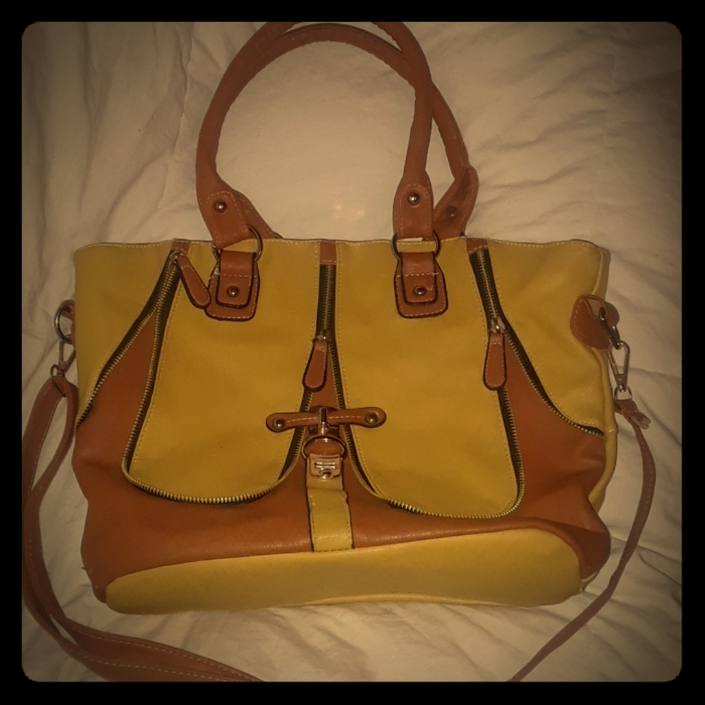 Large Ecosse Handbag/Purse with multi-zippers